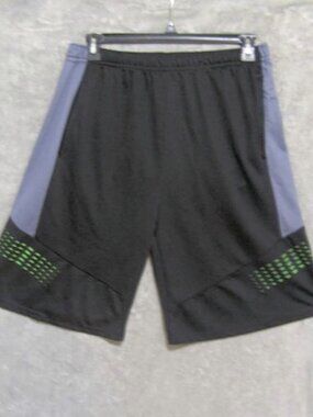 Reactive size XL mens athletic shorts black with grey